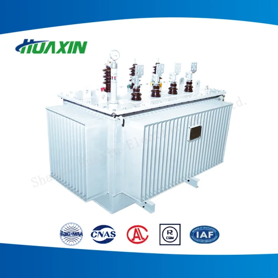 Transformador de potencia de distribución de voltaje y capacidad de carga sumergido en aceite de baja pérdida
